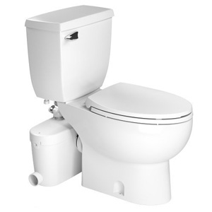 SANIFLO SaniAccess 3 Upflush Macerator Pump + Elongated Toilet Kit